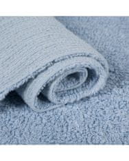 Lorena Canals Přírodní koberec, ručně tkaný Polka Dots Blue-White 120x160