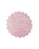 Lorena Canals Přírodní koberec, ručně tkaný Little Biscuit Pink 140x140 kytka