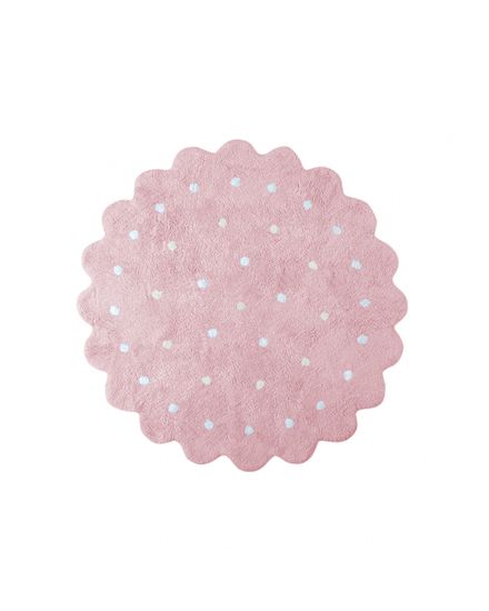 Lorena Canals Přírodní koberec, ručně tkaný Little Biscuit Pink