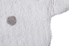 Lorena Canals Pro zvířata: Pratelný koberec Little Biscuit White 140x140 kytka