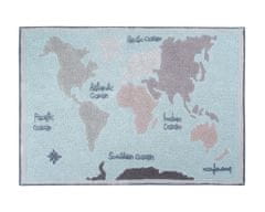 Lorena Canals Přírodní koberec, ručně tkaný Vintage Map 140x200