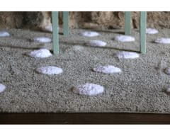 Lorena Canals Pro zvířata: Pratelný koberec Polka Dots Grey-White 120x160