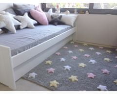 Lorena Canals Pro zvířata: Pratelný koberec Tricolor Stars Grey-Pink 120x160