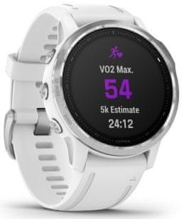 Inteligentné hodinky Garmin fénix 6S, optické sledovanie tepu, srdcovej činnosti, variabilita pulzu, okysličenie krvi, aeróbna vytrvalosť, VO2 Max, bežecké cyklistické metriky