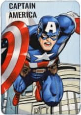 Sun City Fleecová / fleece deka Avengers Captain America 100x150