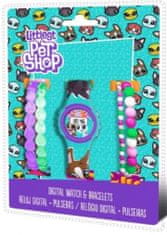 EUROSWAN Dárkový set hodinky a náramky Littlest Pet Shop LPS 5ks