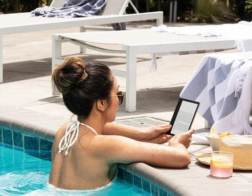 Bralnik e-knjig Amazon Kindle Oasis 3 2019, vodoodporen, IPX8