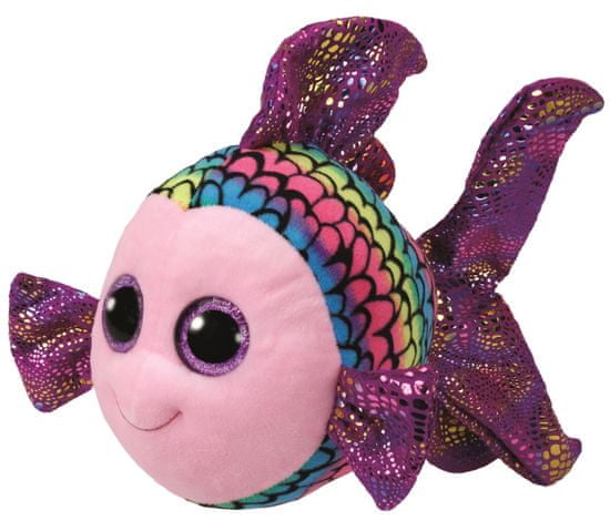 TY Beanie Boos Flippy - barevná ryba 24 cm