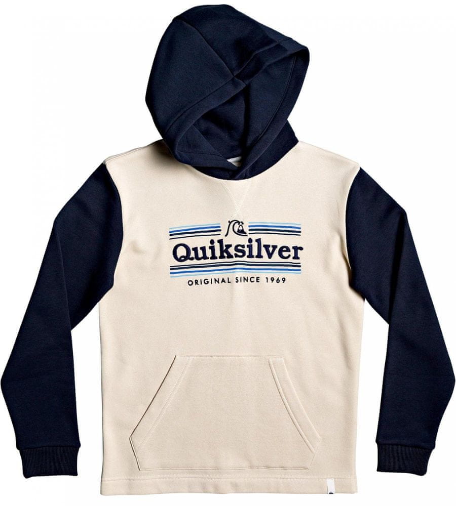 Quiksilver chlapecká mikina Dove sealers hood youth 176 béžová