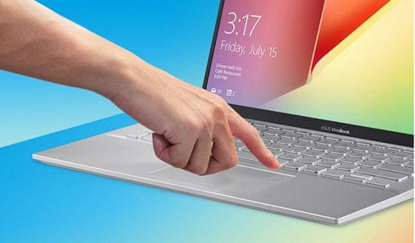  Asus Vivobook S 14 palců notebook touchpad vícedotyková gesta Windows 10