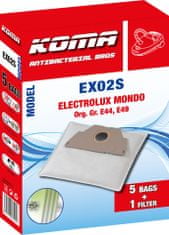 KOMA EX02S - Sada 25 ks sáčků do vysavače Electrolux Mondo