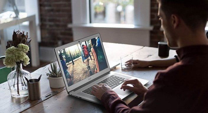 Acer Chromebook 14 notebook spoľahlivé pripojenie Wi-Fi bezdrôtové