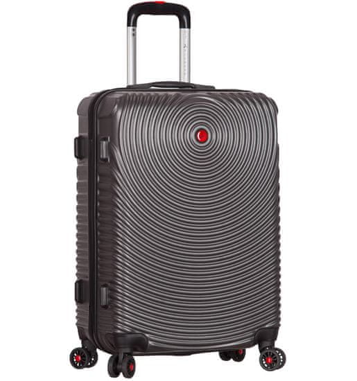 Sirocco Cestovní kufr T-1157/3-L ABS - charcoal