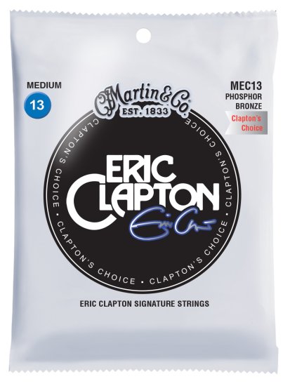 Martin Eric Clapton 92/8 Phosphor Bronze Medium Kovové struny pro akustickou kytaru
