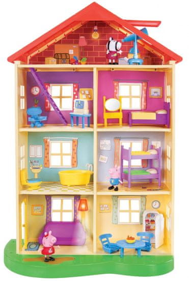 TM Toys Peppa Pig - Rodinný dům se světlem a zvukem