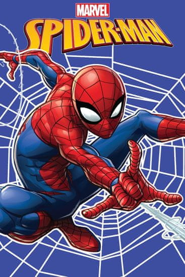 Jerry Fabrics Fleecová deka Spider-man pavoučí síť