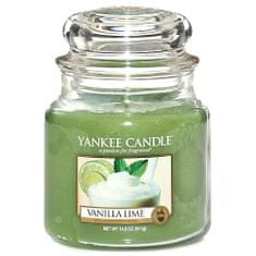 Yankee Candle Svíčka ve skleněné dóze , Vanilka s limetkami, 410 g