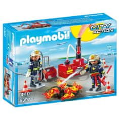 Playmobil Zásah hasičů s vodní pumpou , Hasiči, 47 dílků
