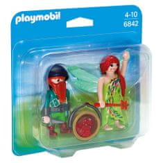 Playmobil Duo Pack Víla s trpaslíkem , Víly a jednorožci, 12 dílků