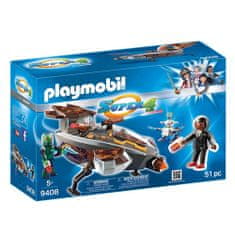 Playmobil Vesmírná loď Sykroňanů a Gene , Super 4, 51 dílků