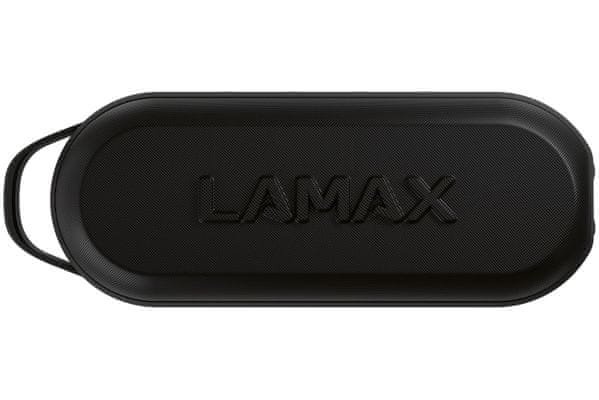 výkonný prenosný Bluetooth reproduktor lamax street2 bluetooth 5.0 dosah 10 m tws funkcia výkon 15 w skvelý zvuk káblové pripojenie usb port microSD slot fm rádio IP55 ochrana 1800mAh batéria 22 h prevádzky