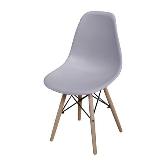 IDEA nábytek Jídelní židle UNO šedá