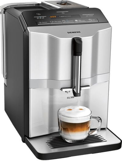 Kávovar Siemens TI353201RW mliečne nápoje