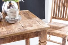 Bruxxi Jídelní stůl Rustica, 80 cm, mangové dřevo