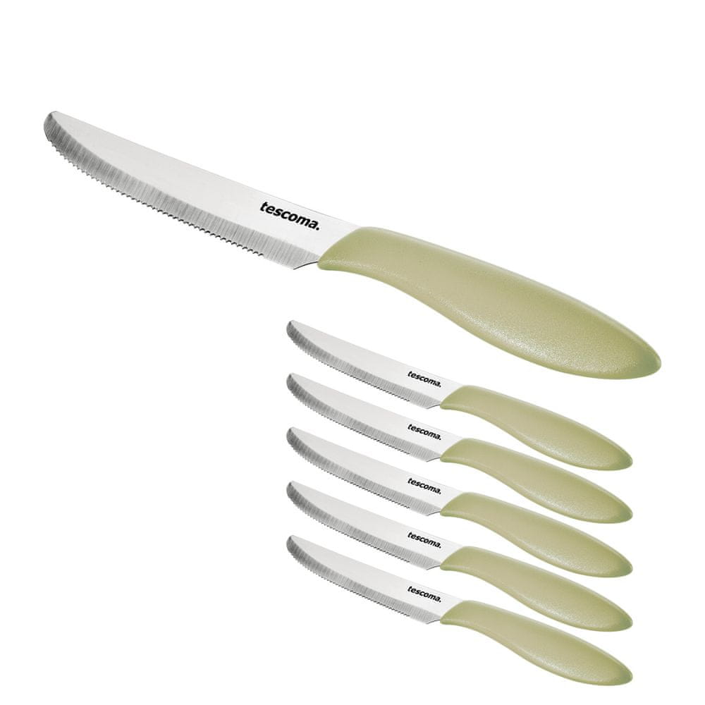 Tescoma Nůž jídelní PRESTO 12 cm, 6 ks, béžová