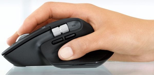 Profesionální myš Logitech  MX Master 3, černá (910-005710) laserová komfort tvarovaný profil