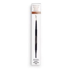 Makeup Revolution Precizní tužka na obočí s kartáčkem (Precise Brow Pencil Light Brown) 0,05 g (Odstín Light Brown)