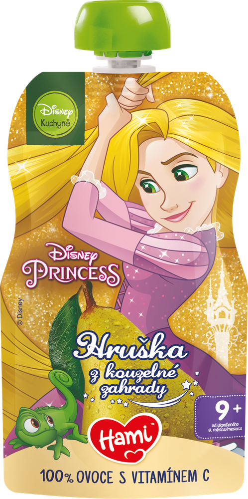 Hami Disney Princess ovocná kapsička Hruška 6x110 g