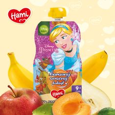 Hami Disney Princess ovocná kapsička Ovocný koktejl 6x 110 g