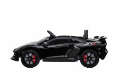 Beneo Elektrické autíčko Lamborghini Aventador, 12V, 2,4 GHz dálkové ovládání, USB / SD Vstup, odpružení
