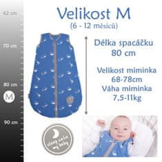NATULINO Zimní spací pytel pro miminko, 3vrstvý, M (6 - 12 měsíců)