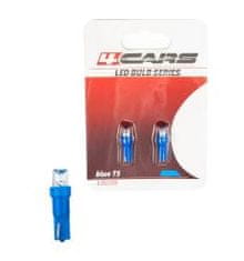 4Cars 4CARS LED žárovka 1LED 12V T5 modrá