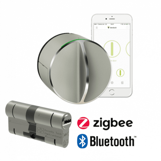 danalock V3 set - Chytrý zámek a cylindrická vložka - Bluetooth & Zigbee - rozbaleno