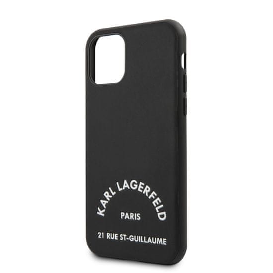 Karl Lagerfeld Rue St Gullaume Kryt pro iPhone 11 Pro Max Black (EU Blister) (KLHCN65NYBK)