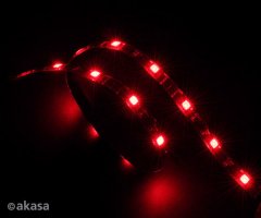 Akasa Vegas M - AK-LD05-50RD, LED pásek, 50 cm, červená