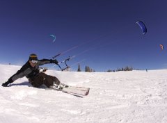 Allegria kurz snowkitingu Krušné Hory