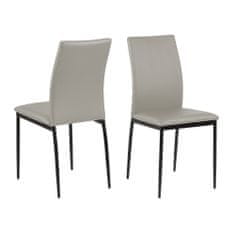 Design Scandinavia Jídelní židle Anis (SET 4 ks), taupe