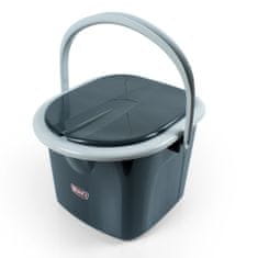 BRANQ WC kbelík 15,5l - černý