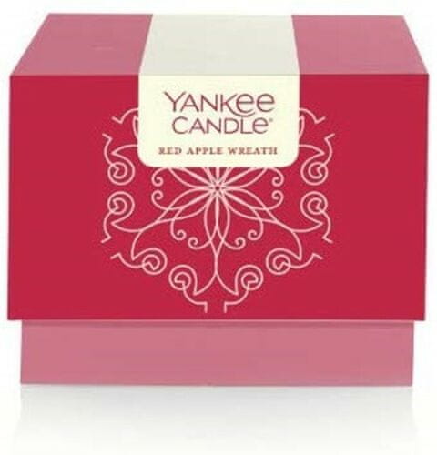 Yankee Candle Vonná svíčka 198 g Red Apple Wreath v dárkovém balení - limitovaná edice!