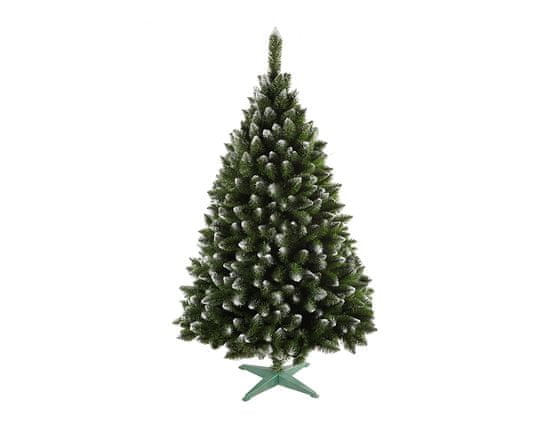 NOHEL GARDEN Stromek JEDLE umělý vánoční s bílými konci + stojan 120cm