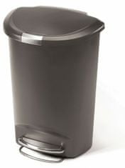Simplehuman Pedálový odpadkový koš 50 l, šedý