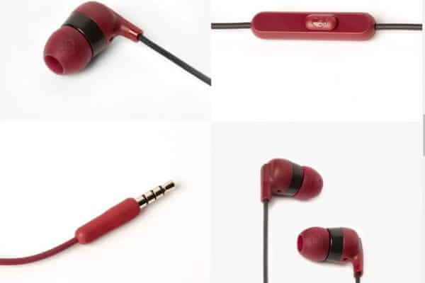 Vezetékes klasszikus fejhallgató Skullcandy Inkd + in ear. Kihangosító,  fülpárnák Komfort supreme sound technológia, 3,5 mm-es csatlakozó