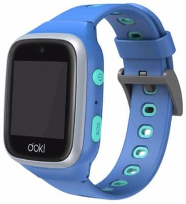 Dětské chytré hodinky Dokiwatch dokiPal 4G LTE, vodotěsné, IP68, Gorilla Glass, monitorování fyzické aktivity, plnění úkolů, SOS tlačítko, lokalizace  GPS, Wi-Fi, LBS