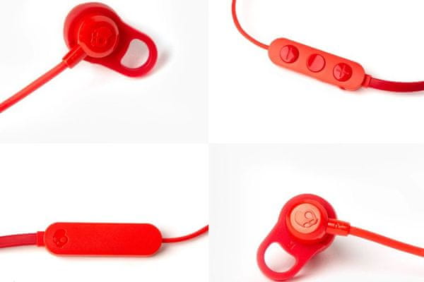 Vezeték nélküli Bluetooth fülhallgató Skullcandy Jib + Vezeték nélküli mikrofon kihangosító vezérlés Hangsegéd 6 órás tartósságú kialakítású nyak körüli kialakítás Könnyű, kiegyensúlyozott hang vízálló 9 mm-es meghajtók