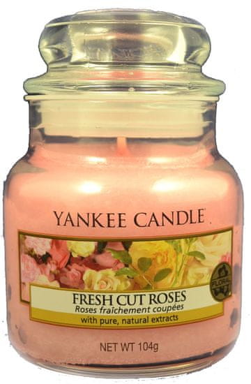 Yankee Candle Classic malý 104 g Fresh Cut Roses