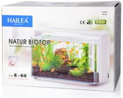 Hailea Natur Biotop akvárium E-60 - bílé